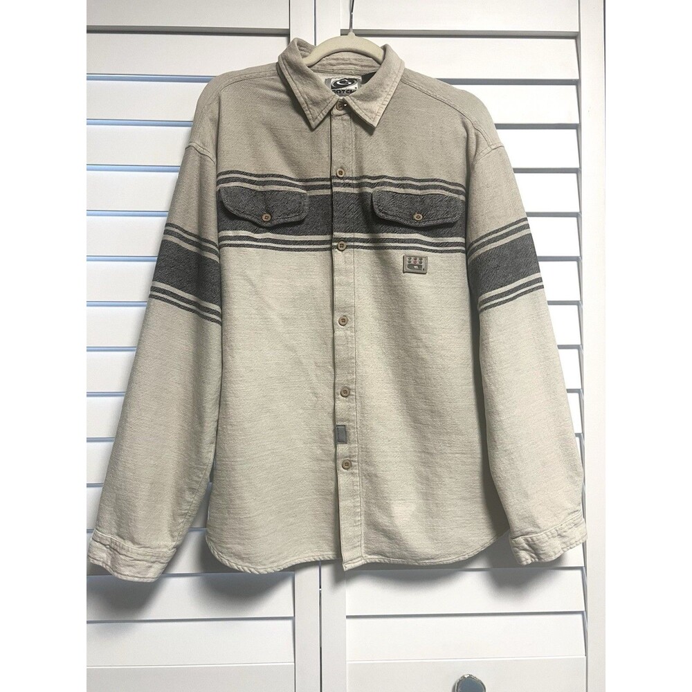 VTG Gotcha 90’s Skate Surf Men Long Sleeve Shirt Jacket Heavy Cotton Size XL Y2K